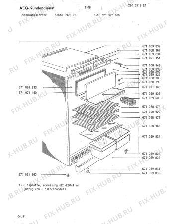 Схема №4 SAN2920KS с изображением Держатель двери для холодильника Aeg 8996710698284